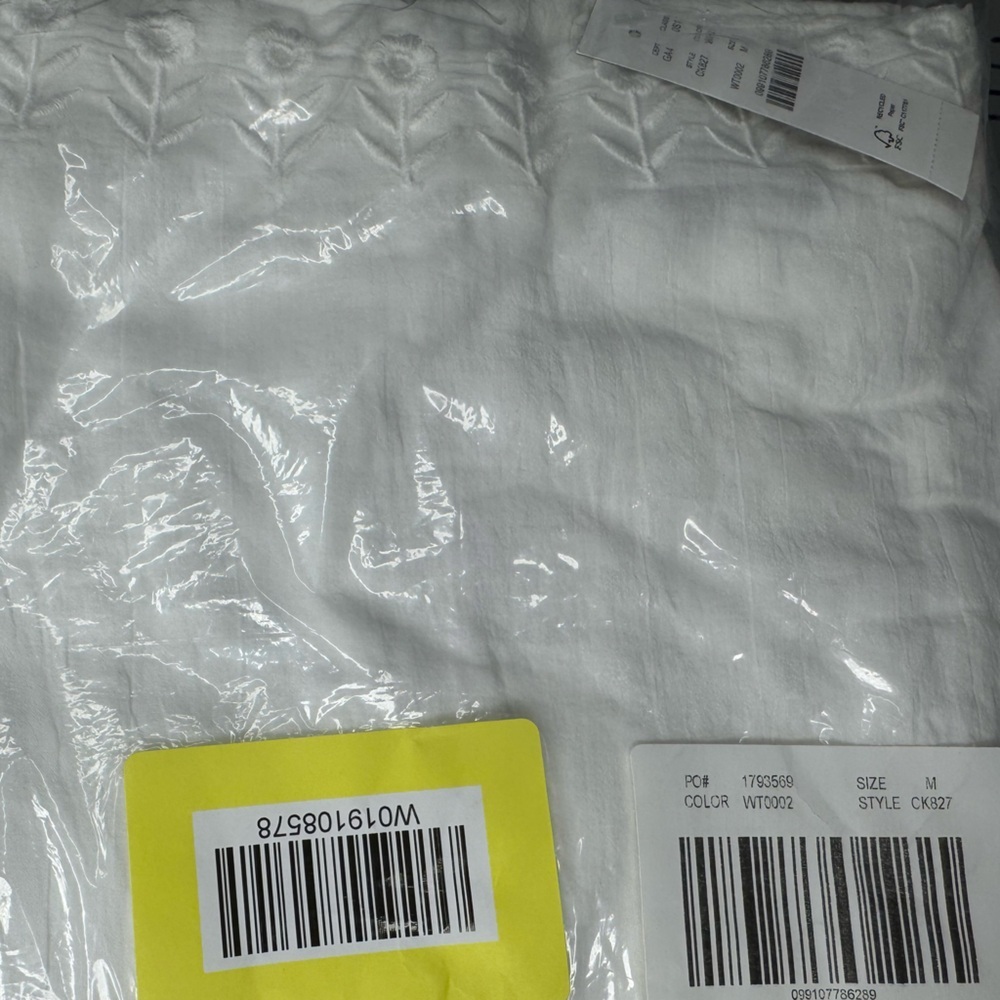 NWT J.Crew Sorrento Organic White Embroidered Cotton Midi Sundress Size M - Picture 9 of 9